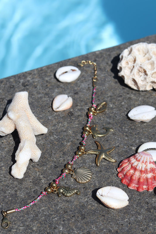 Bracelet rose trésor