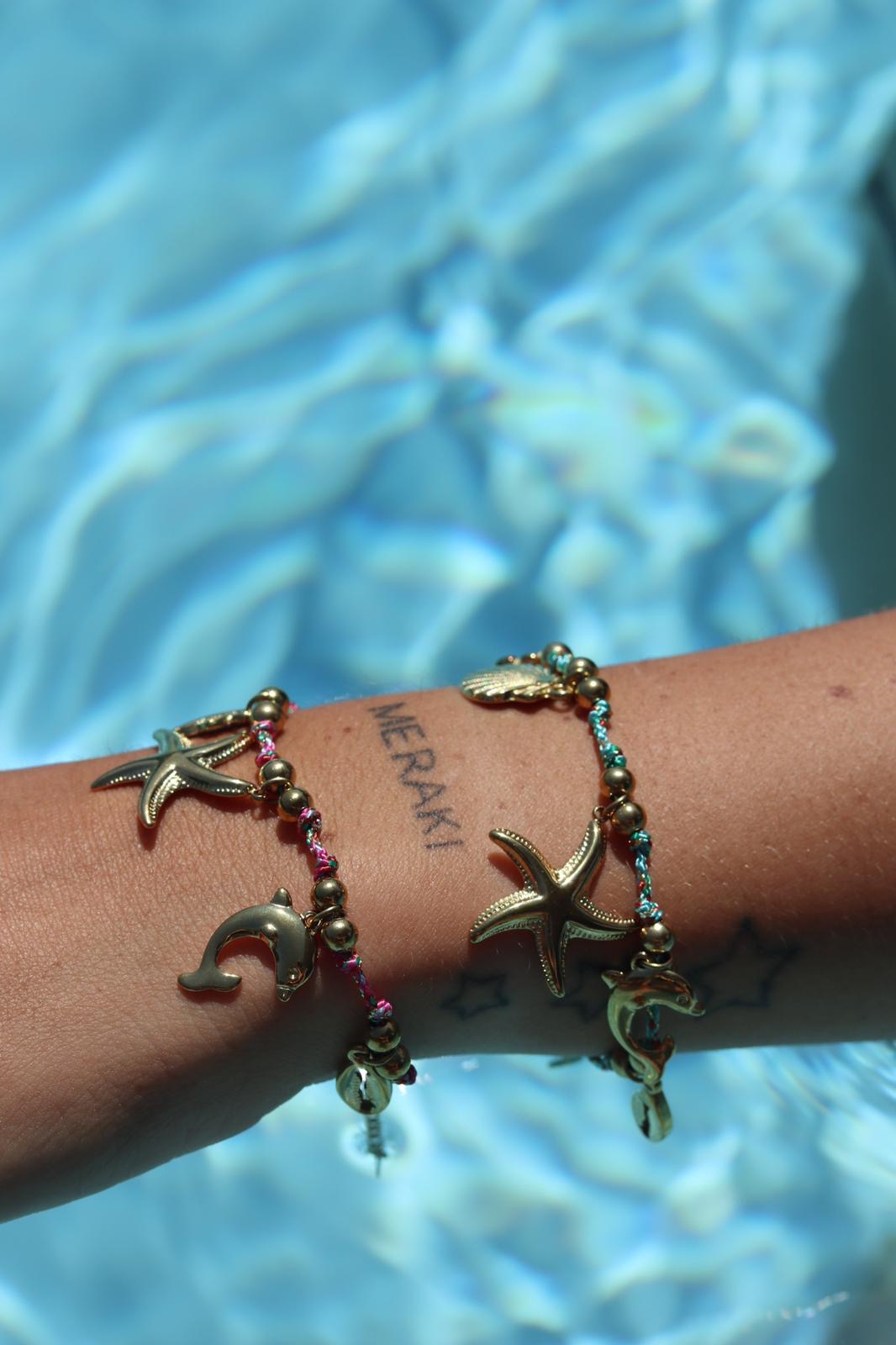 Bracelet bleu trésor